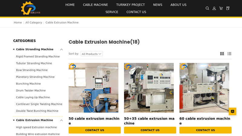 Cable Extrusion Machine