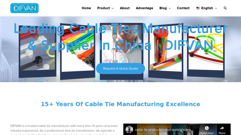 Cable Ties Wholesale Supplier/Company/Factory/Manufacturer