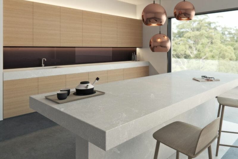 Caesarstone quartz and porcelain countertops. Life in Stone.