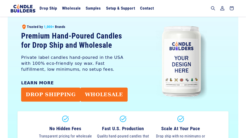 Candle Builders: Private Label Print