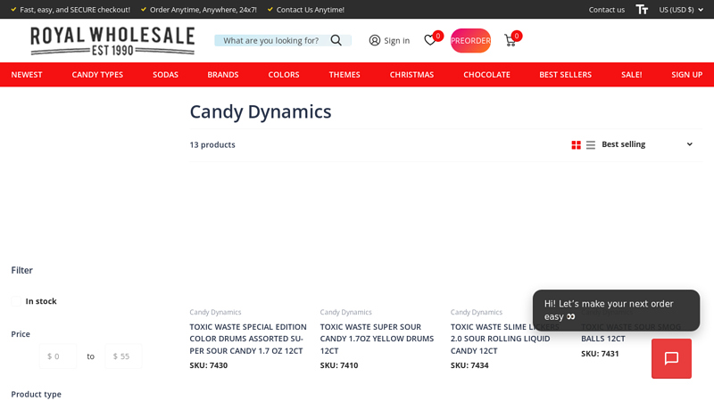 Candy Dynamics Sweets