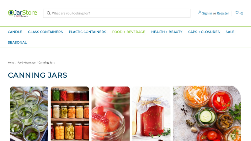 Canning Jars and Lids