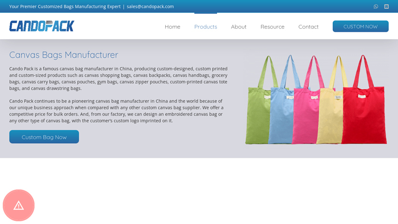 Canvas Bags Manufacturer