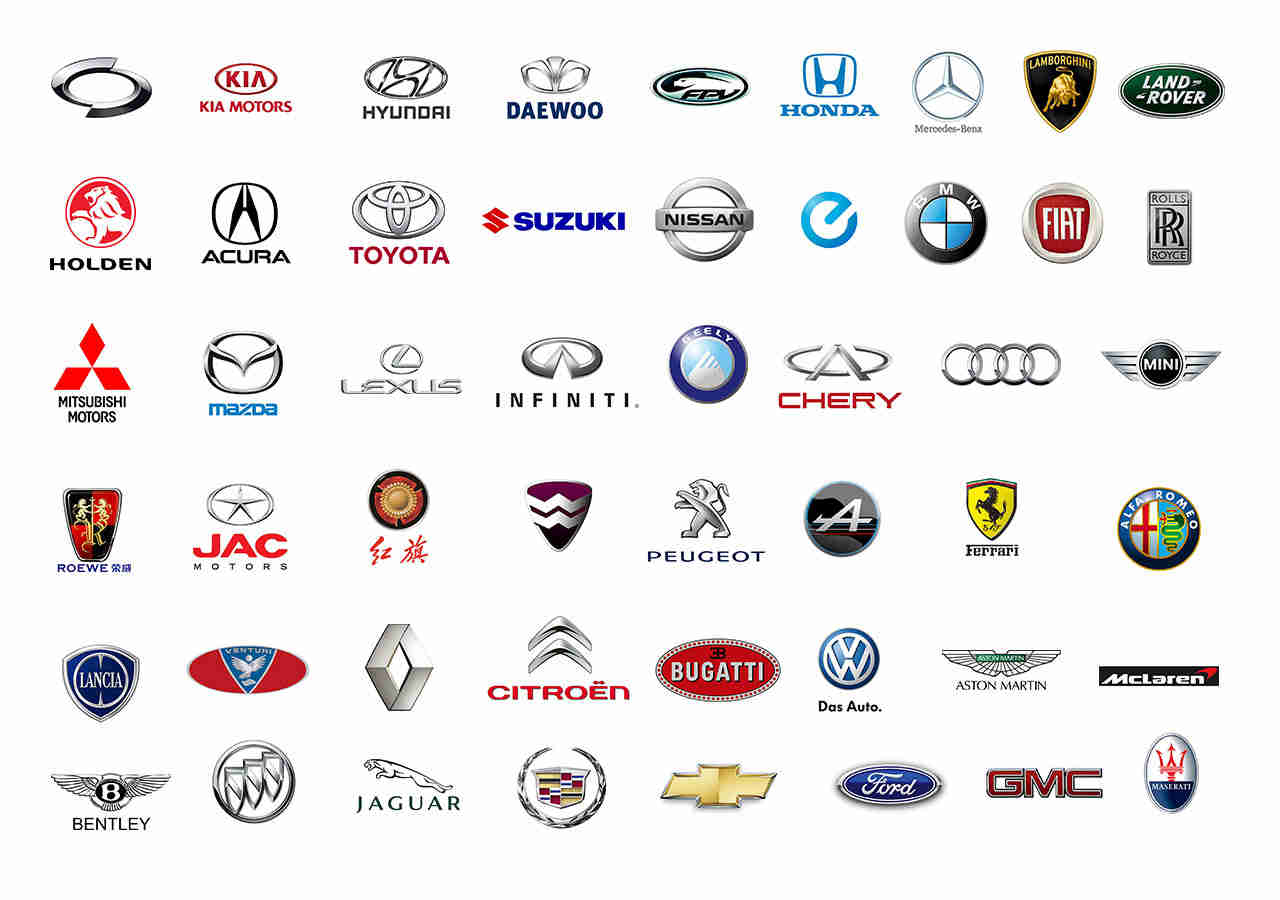 Car Brand Logos and Names (Over 300+ Brands)