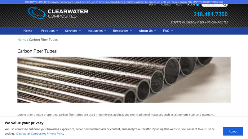 Carbon Fiber Tubes