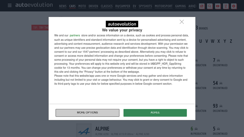 Cars & Automakers Database