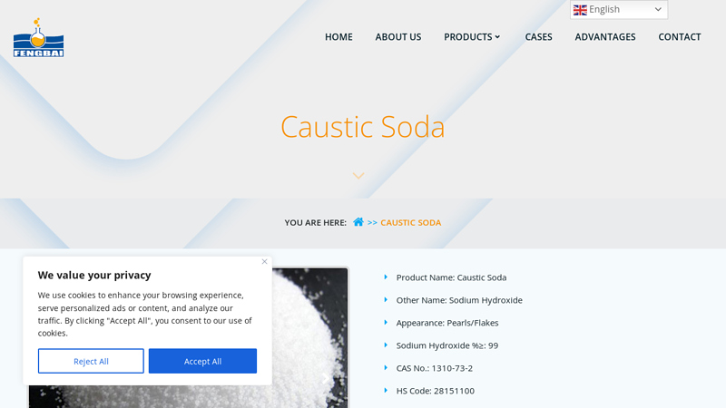 Caustic Soda Flakes & Pearls Supplier
