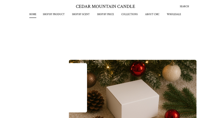 Cedar Mountain Candle
