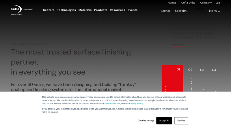 Cefla Finishing