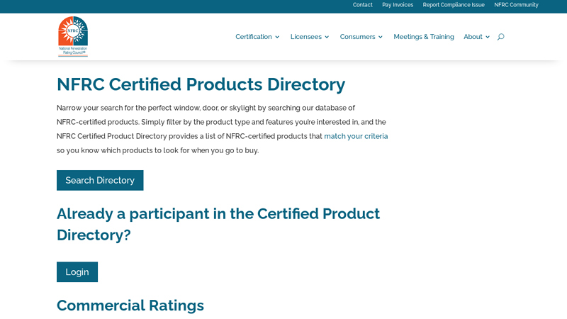 Certified Products Directory