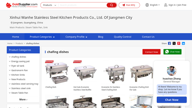 chafing dishes from China Manufacturers