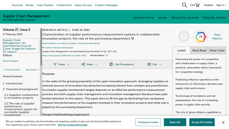 Characteristics of supplier performance measurement systems in ...
