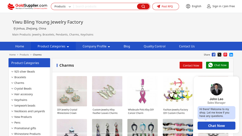 Charms from China Manufacturers