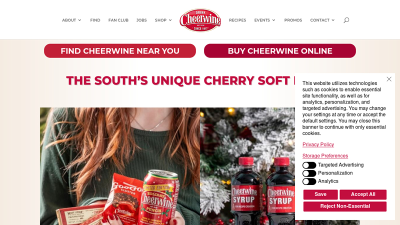 Cheerwine Soft Drink