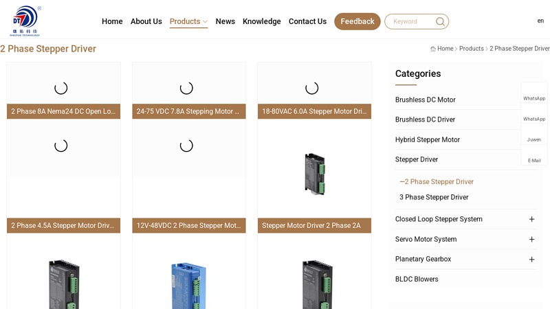 China 2 Phase Stepper Driver Manufacturers Factory