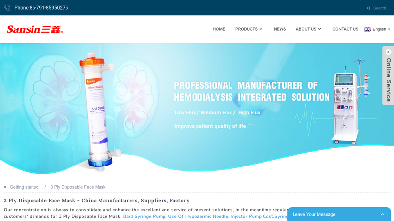 China 3 Ply Disposable Face Mask Manufacturers and Factory ...