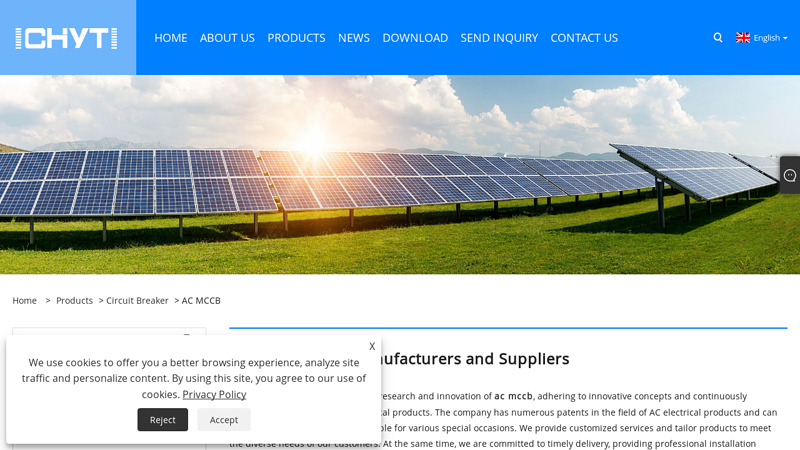 China AC MCCB Suppliers, Manufacturers and Factory