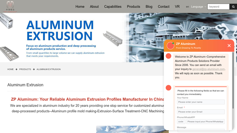 China Aluminum Extrusion Factory