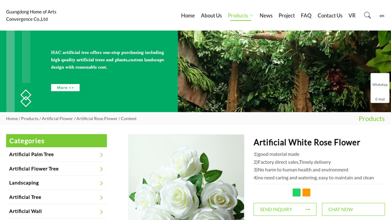 China Artificial White Rose Flower Suppliers, Manufacturers, Factory