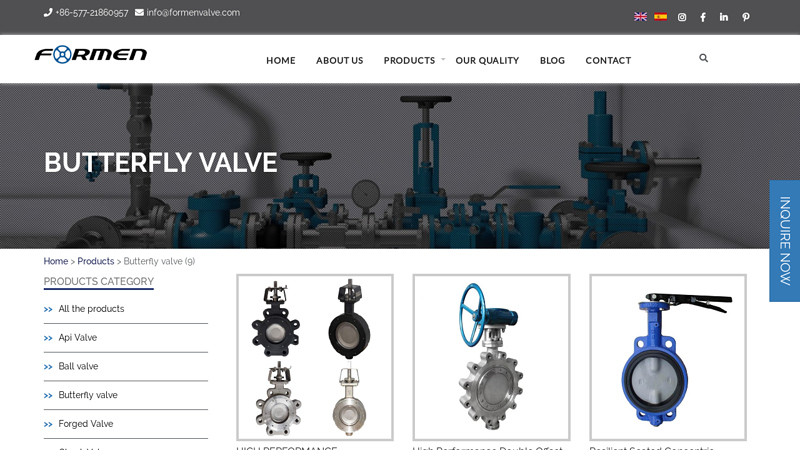 China Butterfly Valve Manufacturer