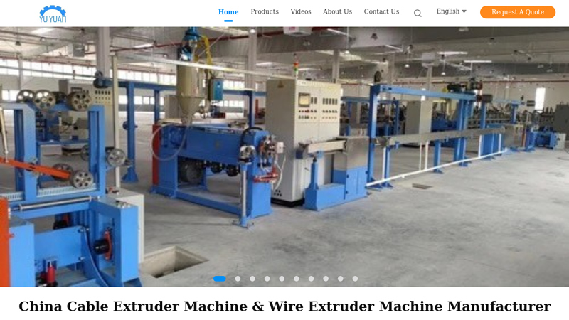 China Cable Extruder Machine & Wire Extruder Machine factories