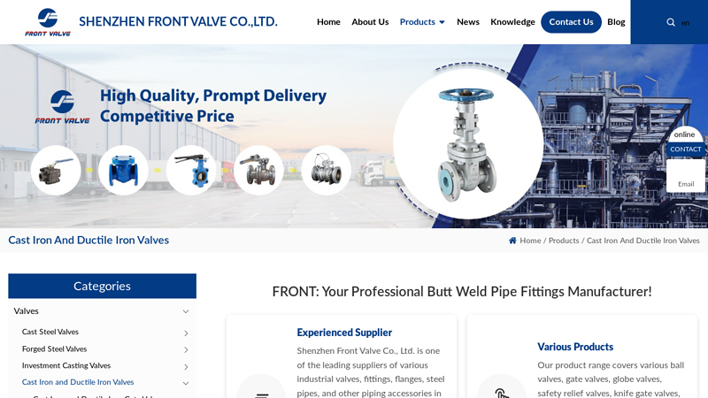 China Cast Iron and Ductile Iron Valves Manufacturers and Suppliers