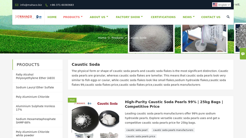 China Caustic Soda Manufacturers
