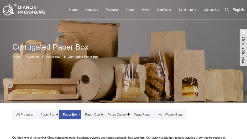 China Corrugated Paper Box Suppliers, Manufacturers and Factory