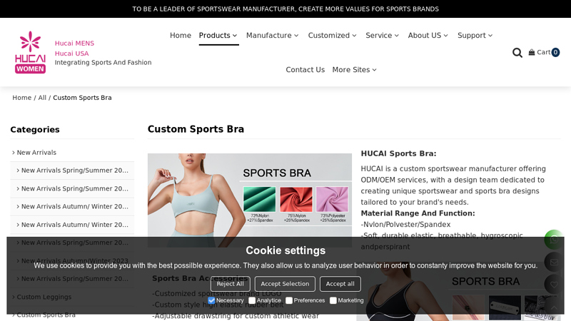 China Custom Sports Bra Manufacturers/Suppliers