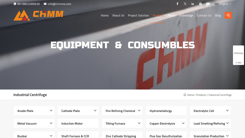 China Industrial Centrifuge Manufacturers