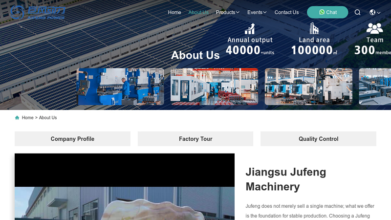 China Jufeng Machinery Manufacturing Co., LTD company profile