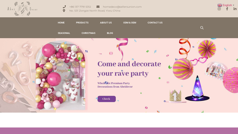 China Party Supplies Wholesale