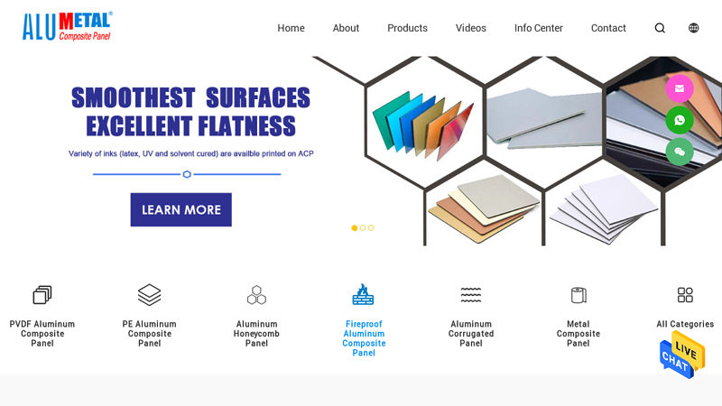 China PVDF Aluminum Composite Panel & PE Aluminum ...