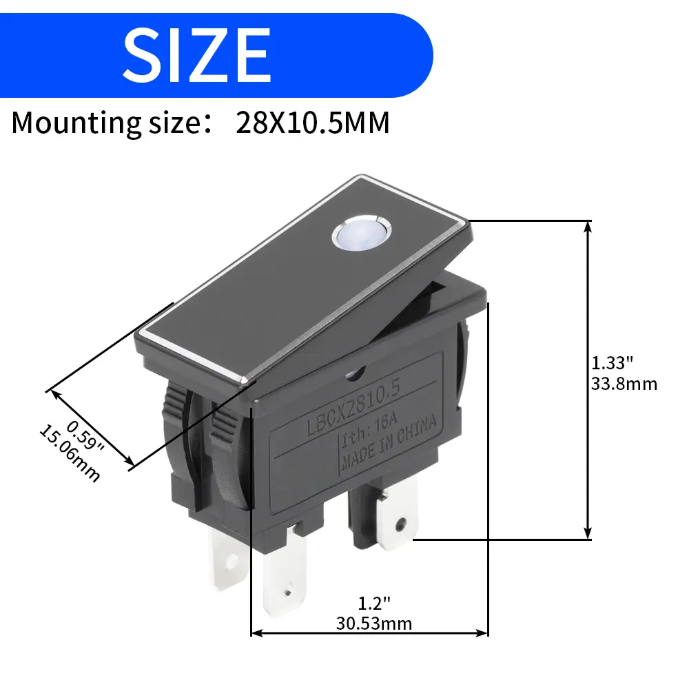 China Rocker Switch Suppliers, Manufacturers and Factory