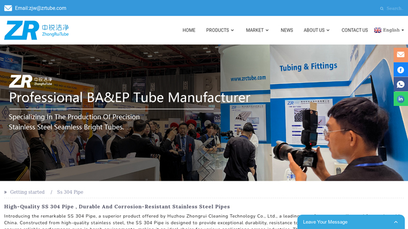 China Ss 304 Pipe Manufacturer and Supplier, Factory