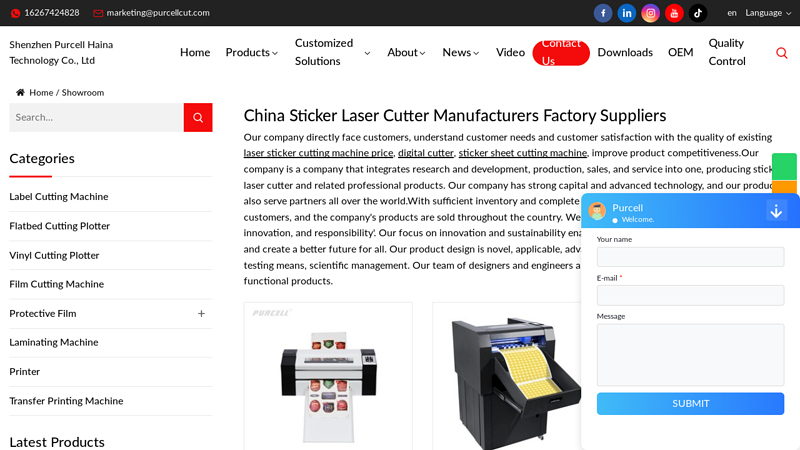 China sticker laser cutter Manufacturers, Suppliers and Factory ...