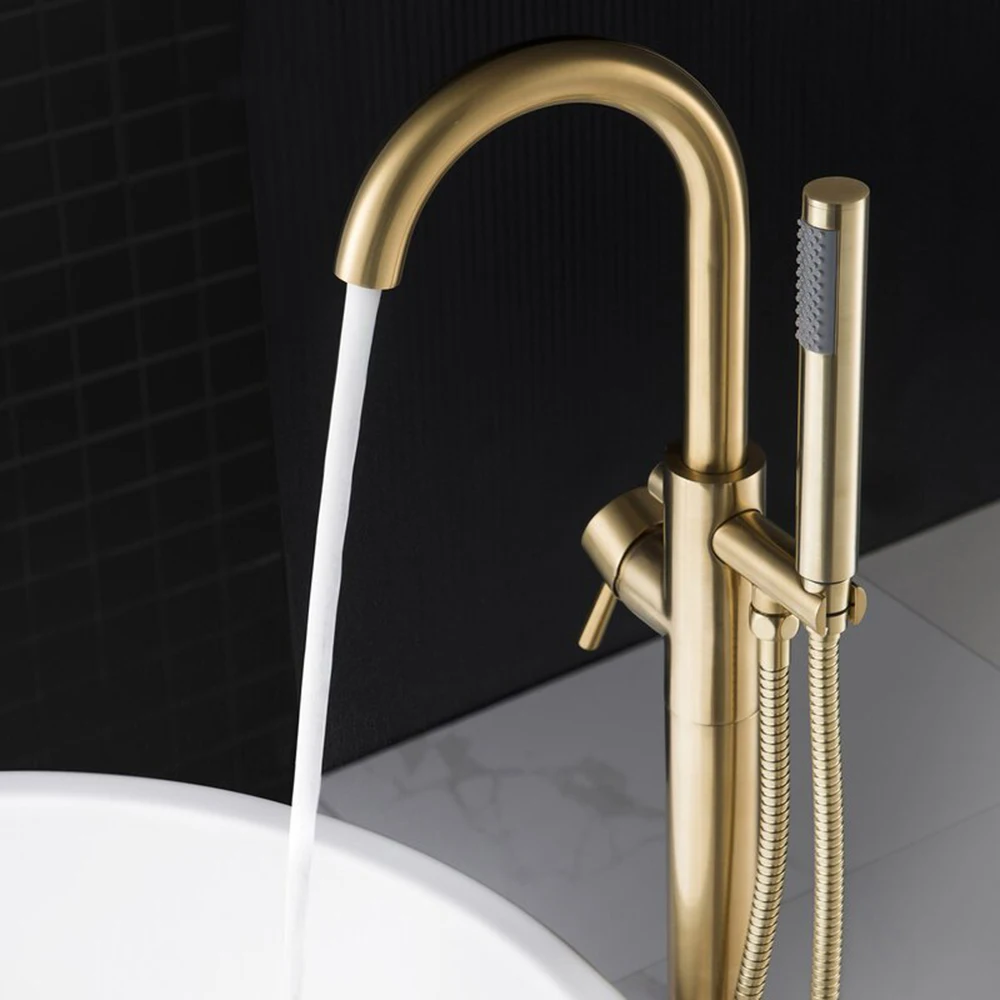 Chinese Brushed Gold Bathtub Faucet industry insight