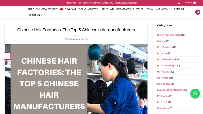 Chinese Hair Factories