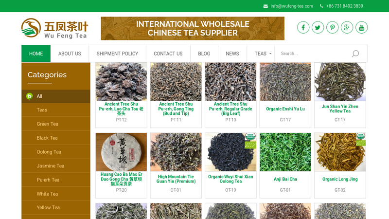 Chinese Tea Supplier