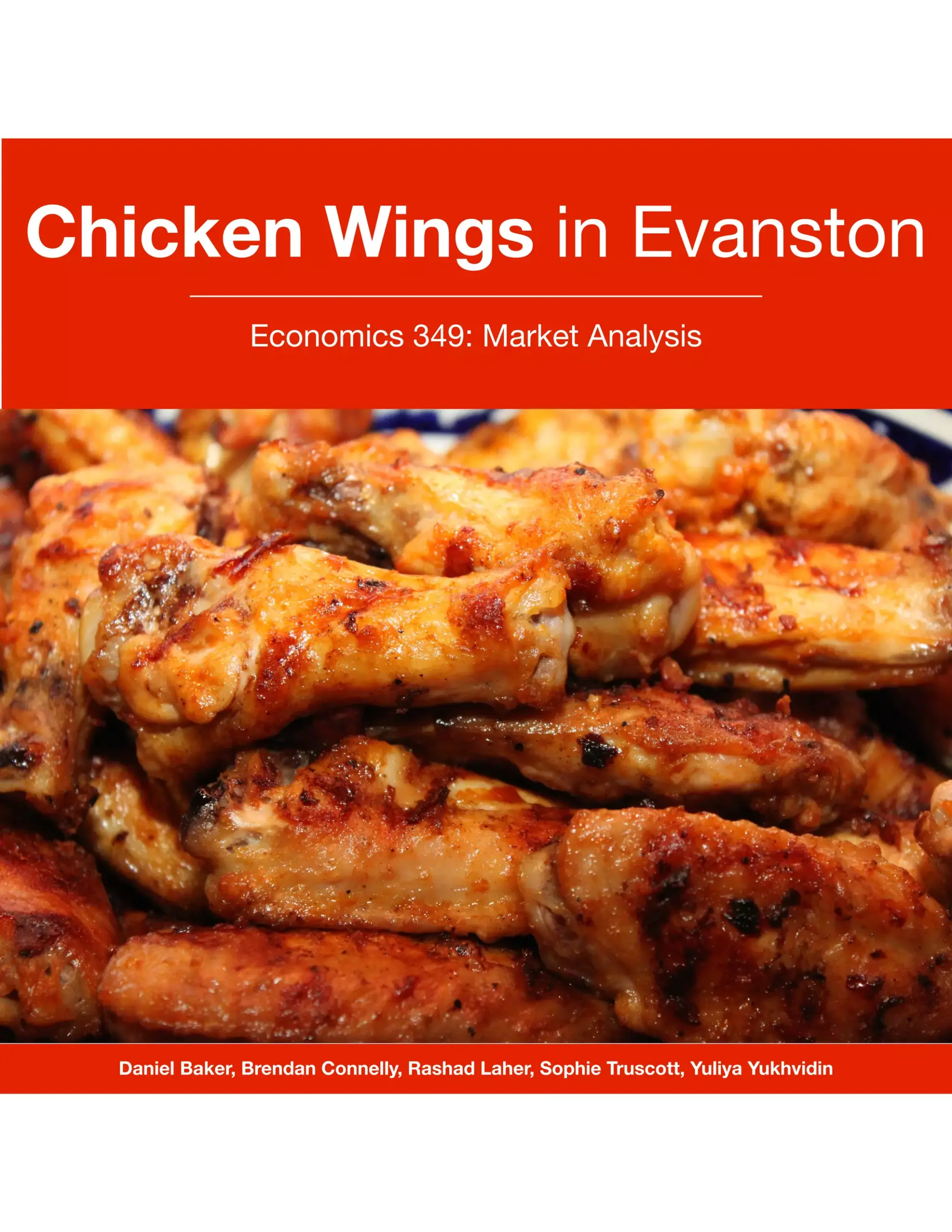 Choose the three supplier specifications for Classic Chicken Wings ...