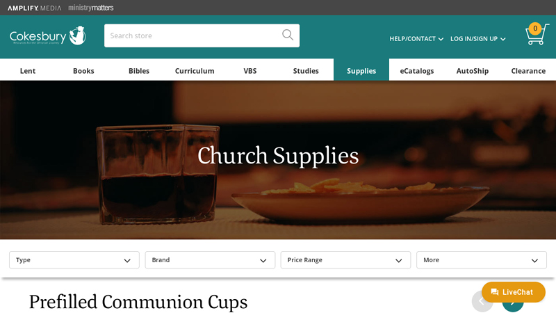 Church Supplies for Worship & Ministry