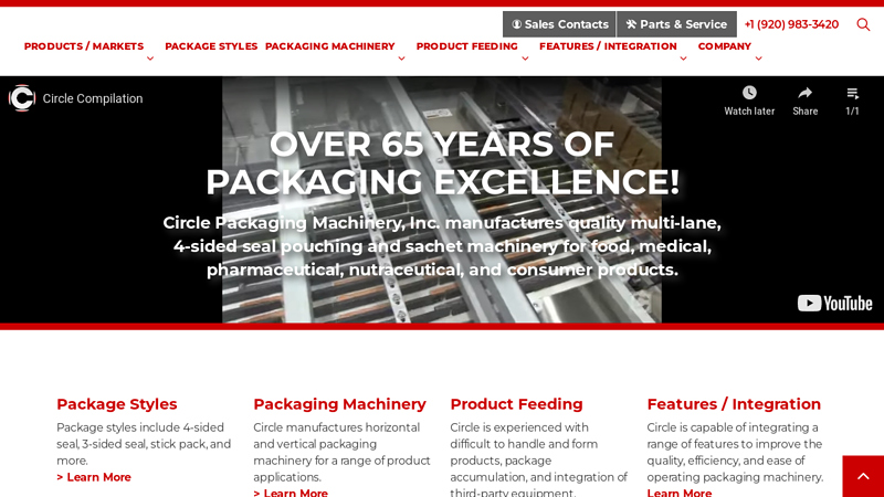 Circle Packaging Machinery, Inc.