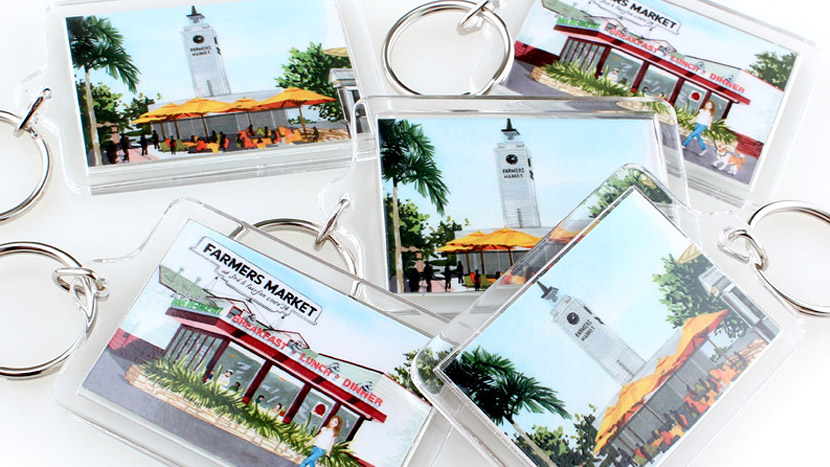Clear Acrylic Keychains