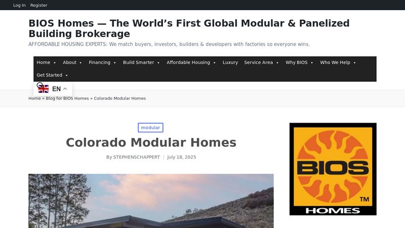 Colorado Modular Homes