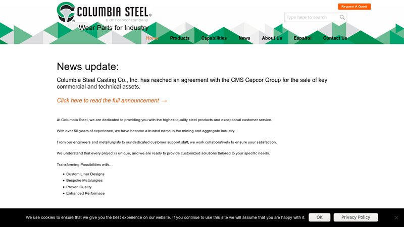 Columbia Steel Cast Products LLC