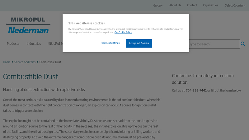 Combustible Dust