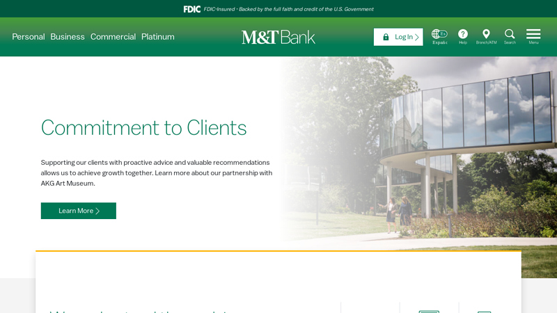 Commercial Banking Products & Services