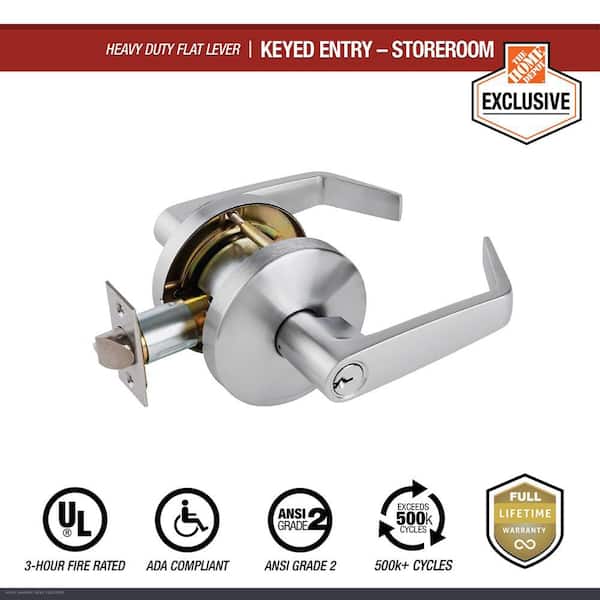 Commercial door levers