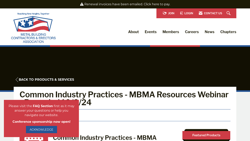 Common Industry Practices