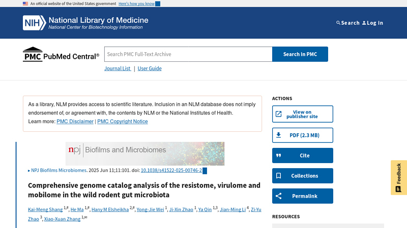 Comprehensive genome catalog analysis of the resistome, virulome ...